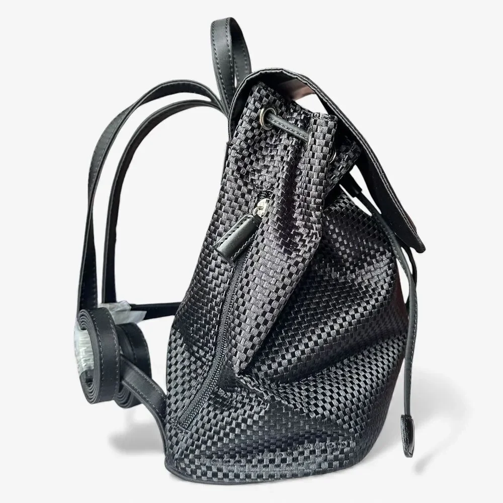 Pringle Black Textured Women's Backpack